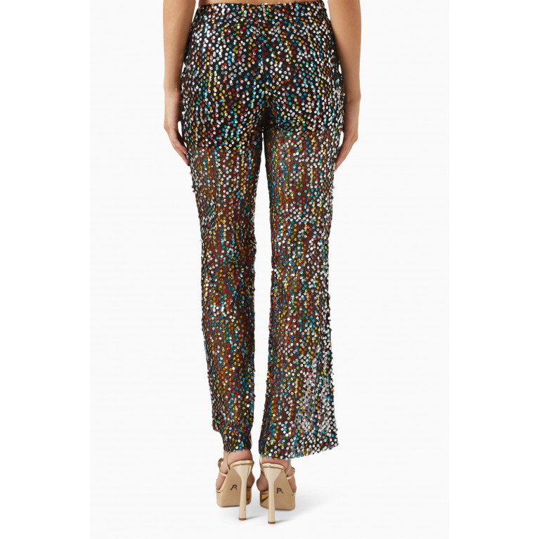Y.A.S - Yasnoelle Pants in Sequinned Fabric