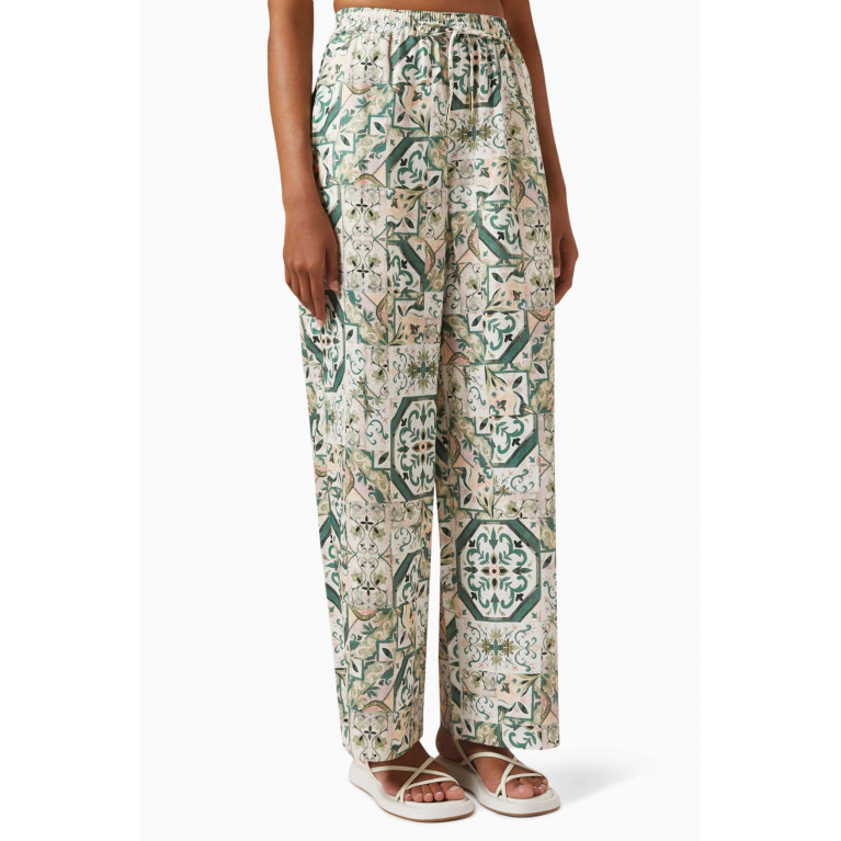 Significant Other - Elle Drawstring Printed Pants