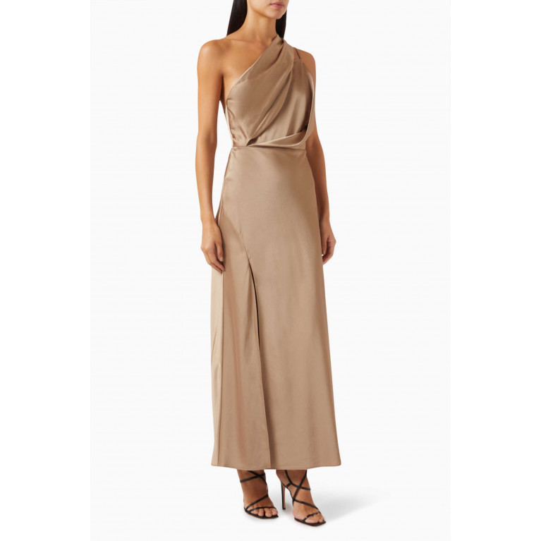 Significant Other - Alessia One-shoulder Maxi Dress in Viscose-blend