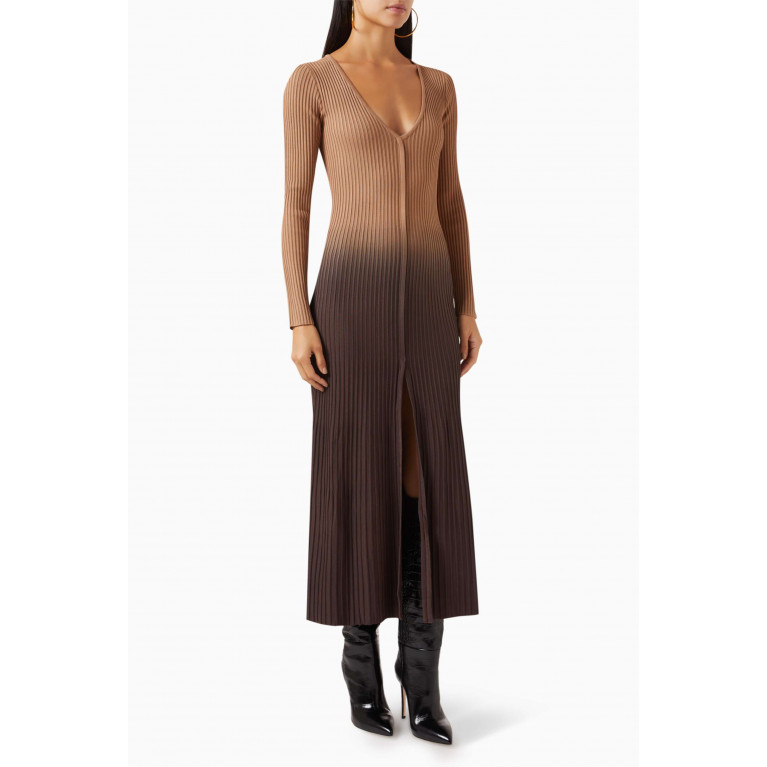 Significant Other - Cassandra Ribbed Maxi Dress in Viscose-blend Knit
