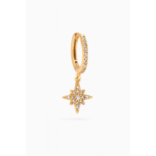 The Jewels Jar - Stella Star Single Earring in 18kt Gold-plated Sterling Silver