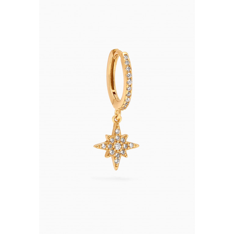 The Jewels Jar - Stella Star Single Earring in 18kt Gold-plated Sterling Silver