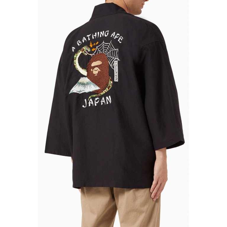 A Bathing Ape - Kimono Jacket in Cotton Blend