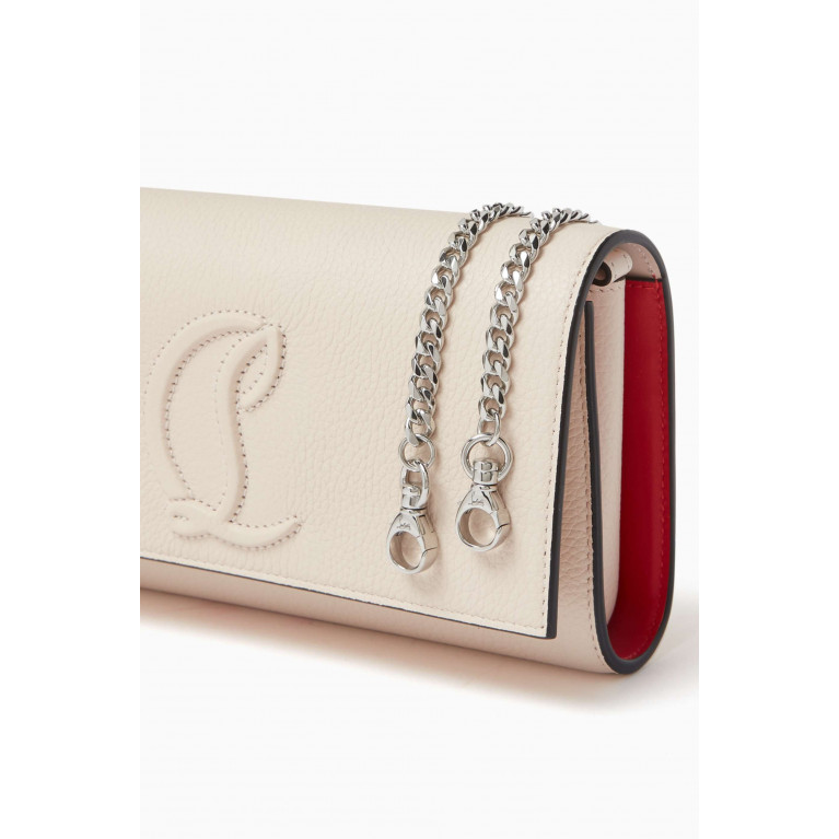 Christian Louboutin - By My Side Chain Wallet in Calf Leather Neutral