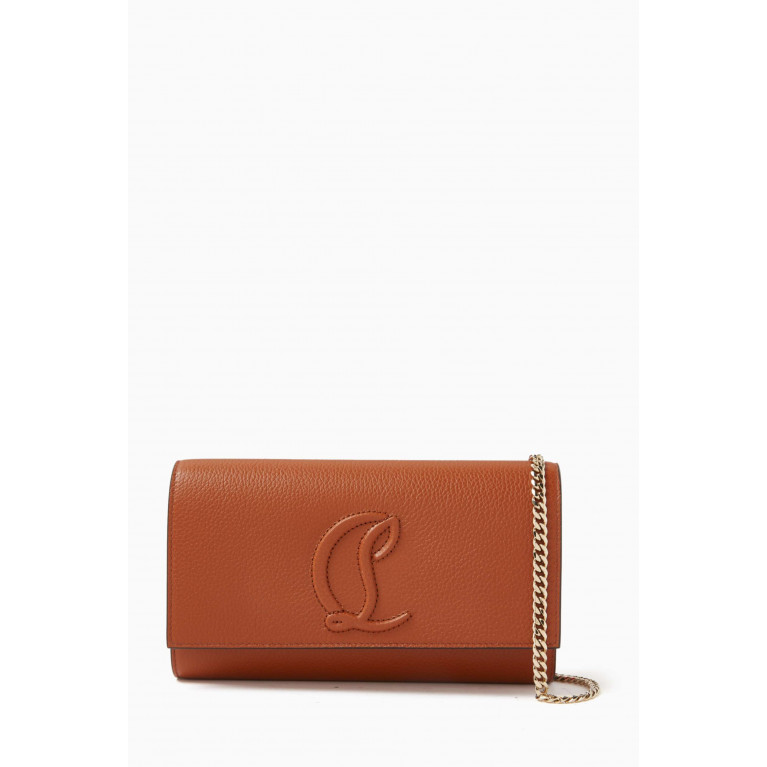 Christian Louboutin - By My Side Chain Wallet in Calf Leather Brown