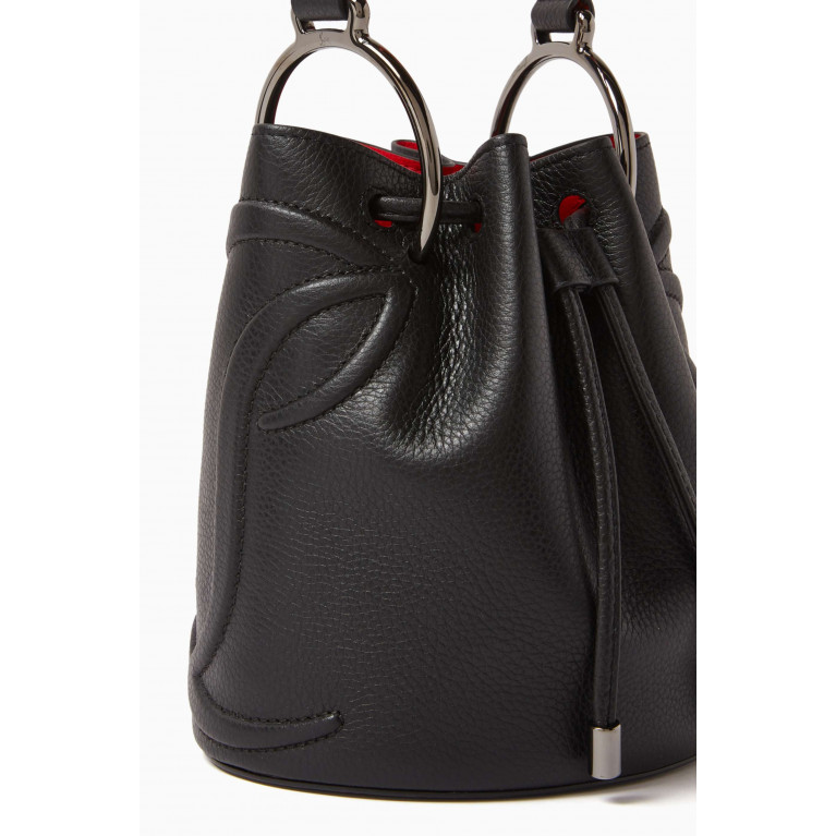 Christian Louboutin - By My Side Bucket Bag in Leather Black