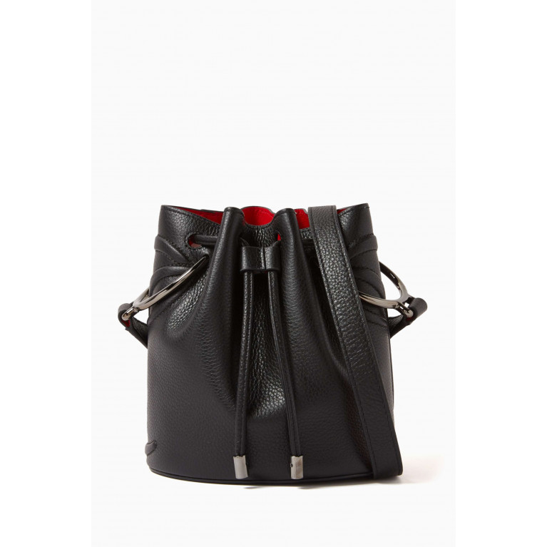 Christian Louboutin - By My Side Bucket Bag in Leather Black