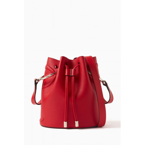 Christian Louboutin - By My Side Bucket Bag in Leather Red