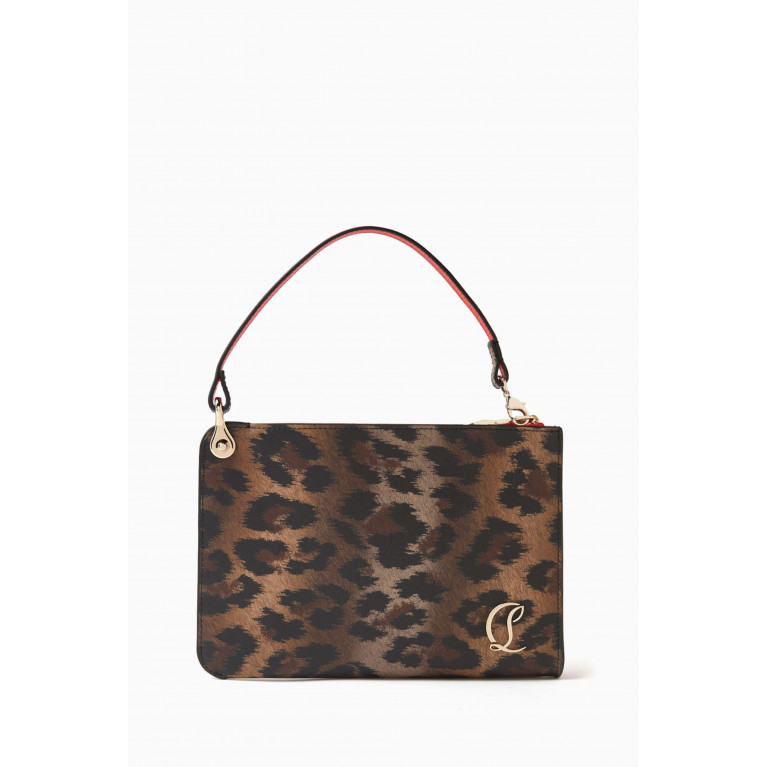 Christian Louboutin - Leopard-pattern Pouch Bag in Leather