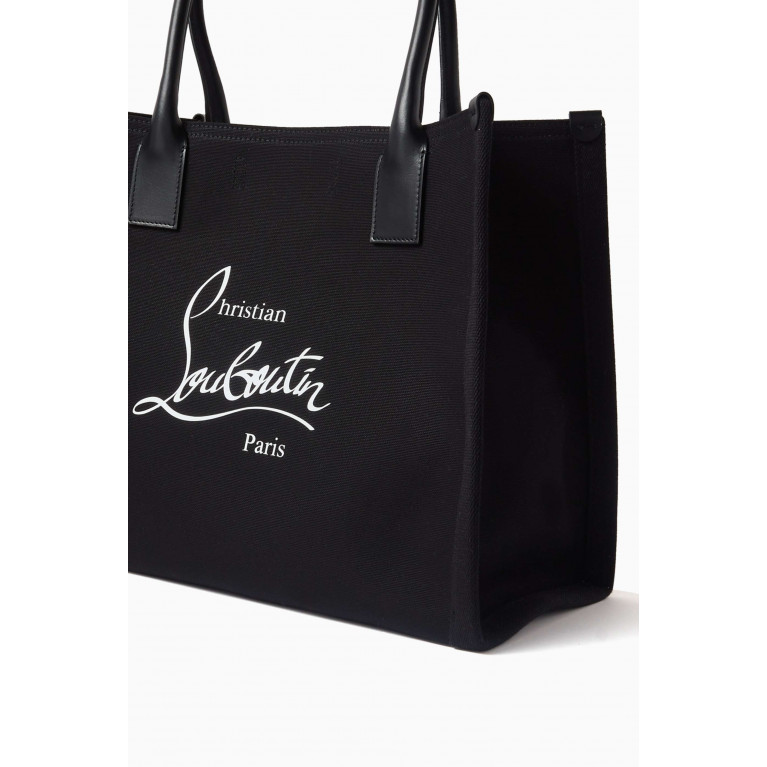 Christian Louboutin - Large Nastroloubi Tote Bag in Canvas Black