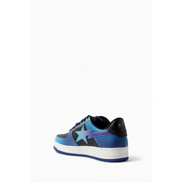 A Bathing Ape - BAPE STA #7 M2 Sneakers in Leather Blue
