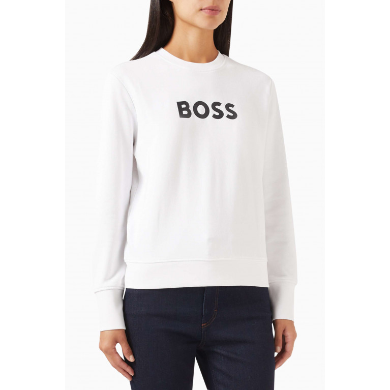 Boss - Elaboss Sweatshirt in French-terry Cotton