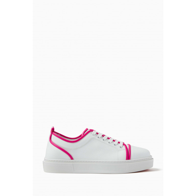 Christian Louboutin - Adolon Low-top Sneakers in Textured Noleather
