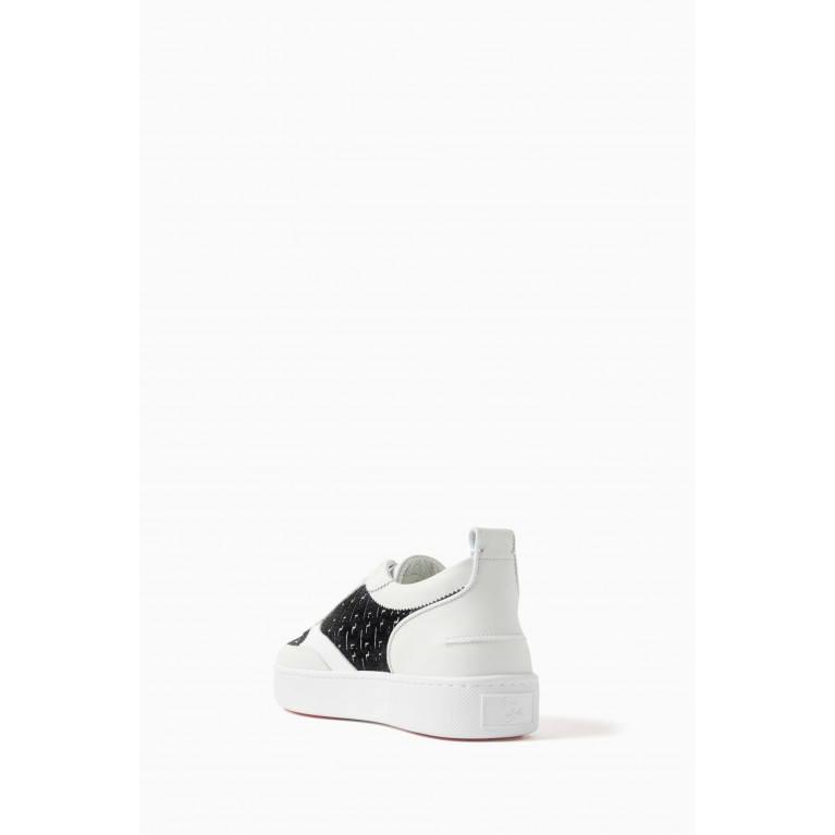 Christian Louboutin - Happyrui Techno Sneakers in Leather & Suede
