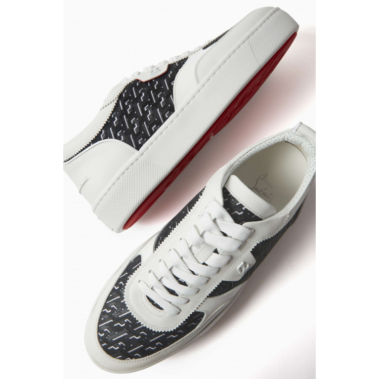 Christian Louboutin - Happyrui Techno Sneakers in Leather & Suede