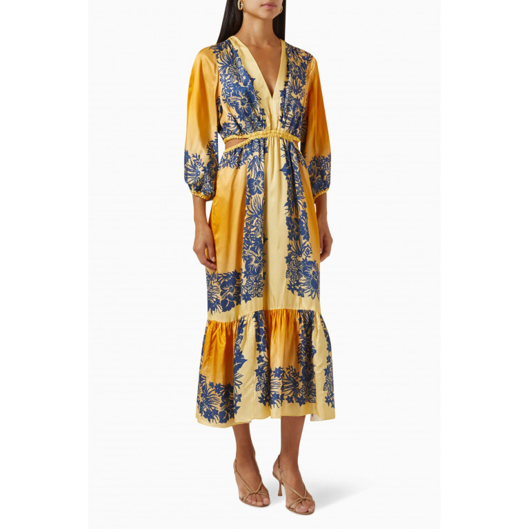 Sandro - Willow Printed Dress in Viscose