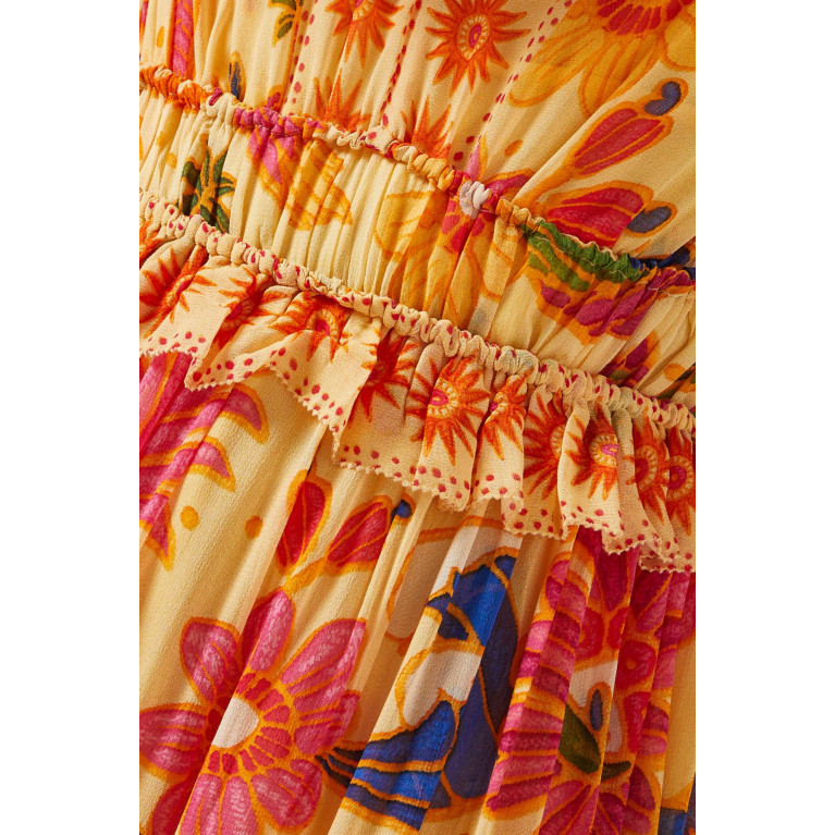 Farm Rio - Rio Tapestry Maxi Dress in Viscose
