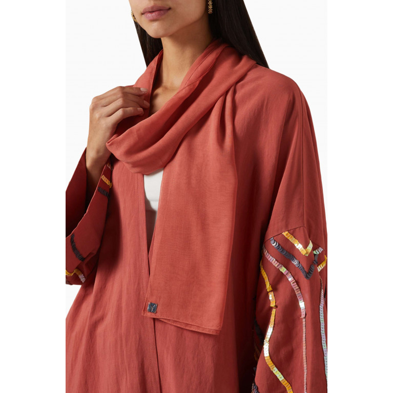 Ghizlan - Sequin-embellished Abaya