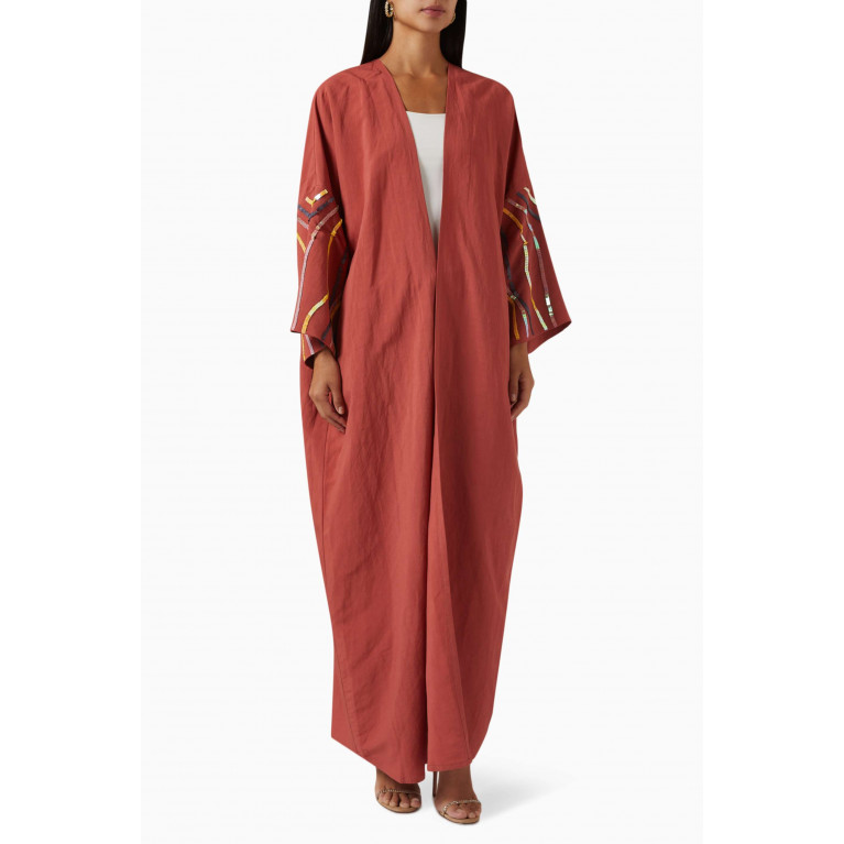 Ghizlan - Sequin-embellished Abaya
