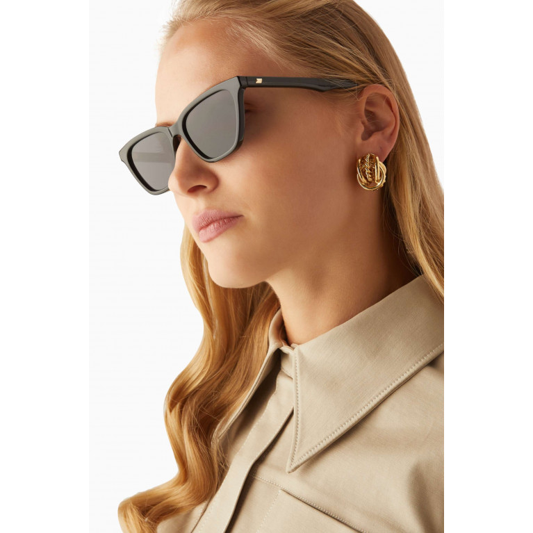 Le Specs - Unfaithful D-frame Sunglasses in BPA-free Plastic