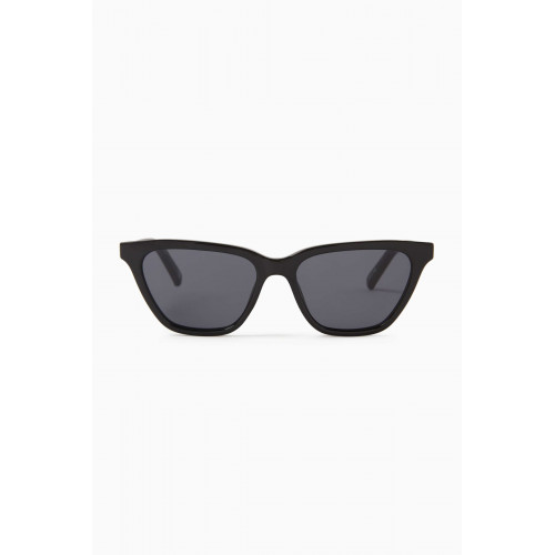 Le Specs - Unfaithful D-frame Sunglasses in BPA-free Plastic