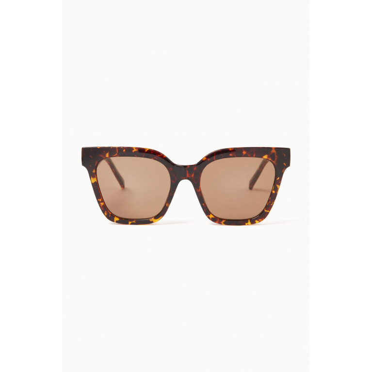 Le Specs - Star Glow Square Sunglasses