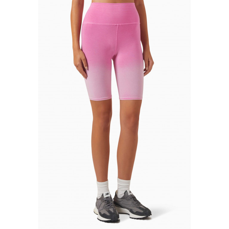 Electric & Rose - Medano Biker Shorts in Stretch-cotton Pink