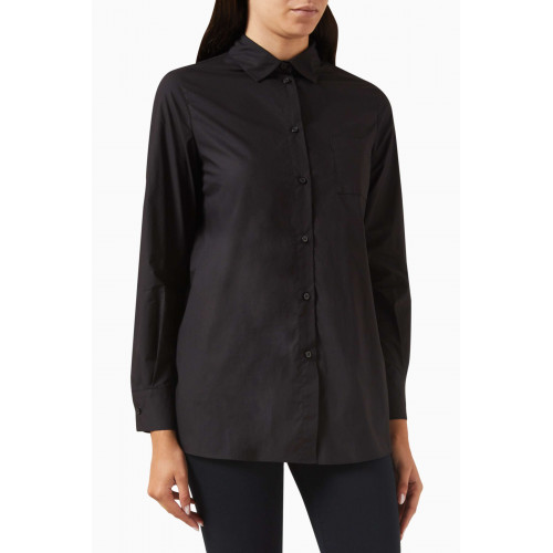 Armani Exchange - Pleated-back Shirt in Cotton-poplin