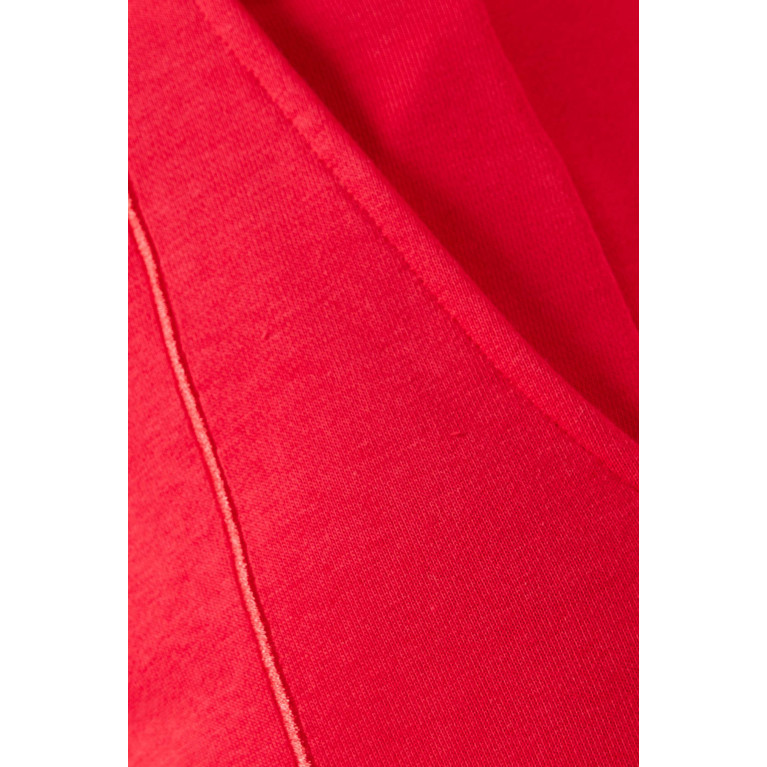 Armani Exchange - Logo-embroidered Sweatpants in Cotton-blend Red