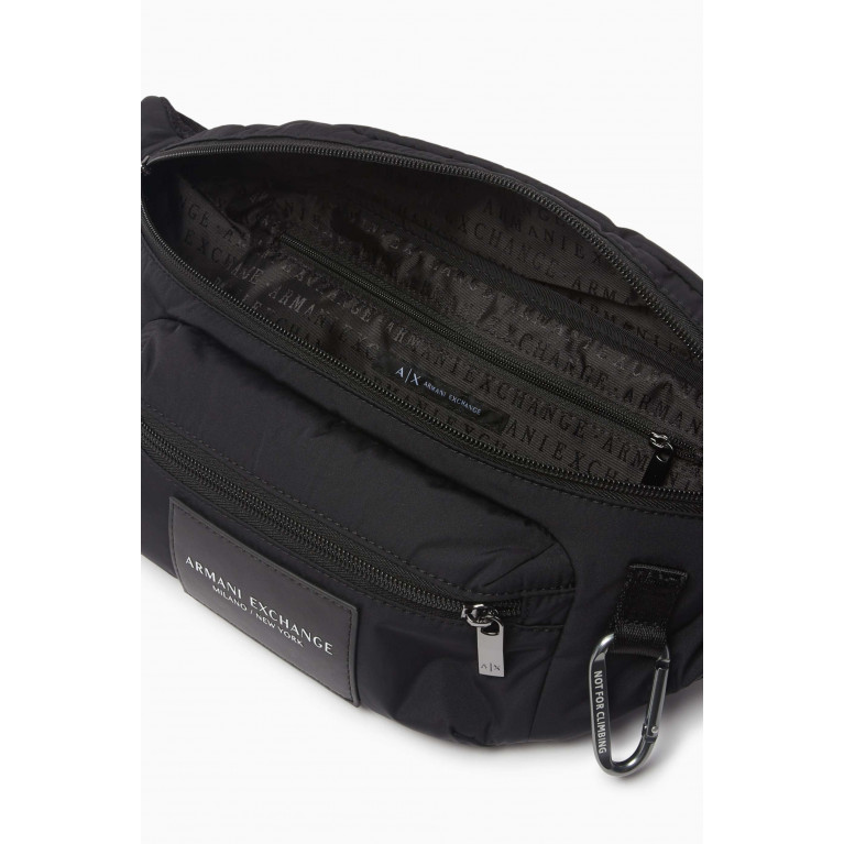 Armani Exchange - AX Logo Waistbag in Nylon Black