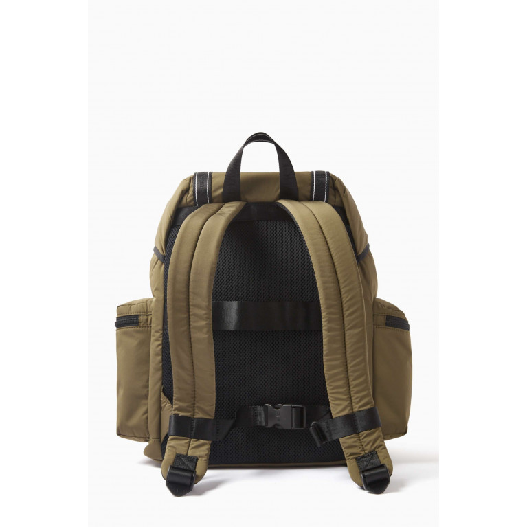 Armani Exchange - AX Logo Backpack in Nylon Brown