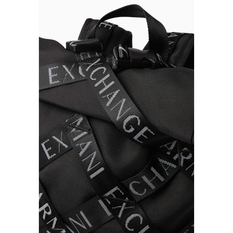 Armani Exchange - AX Logo Tape Backpack in Nylon