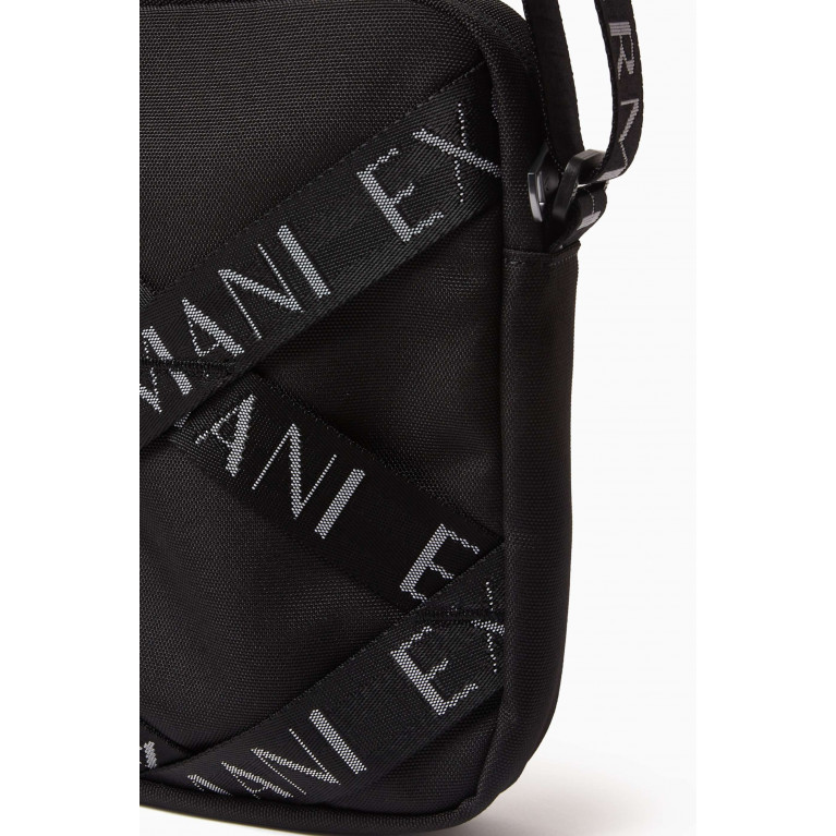 Armani Exchange - AX Logo Tape Crossbody Bag in Nylon