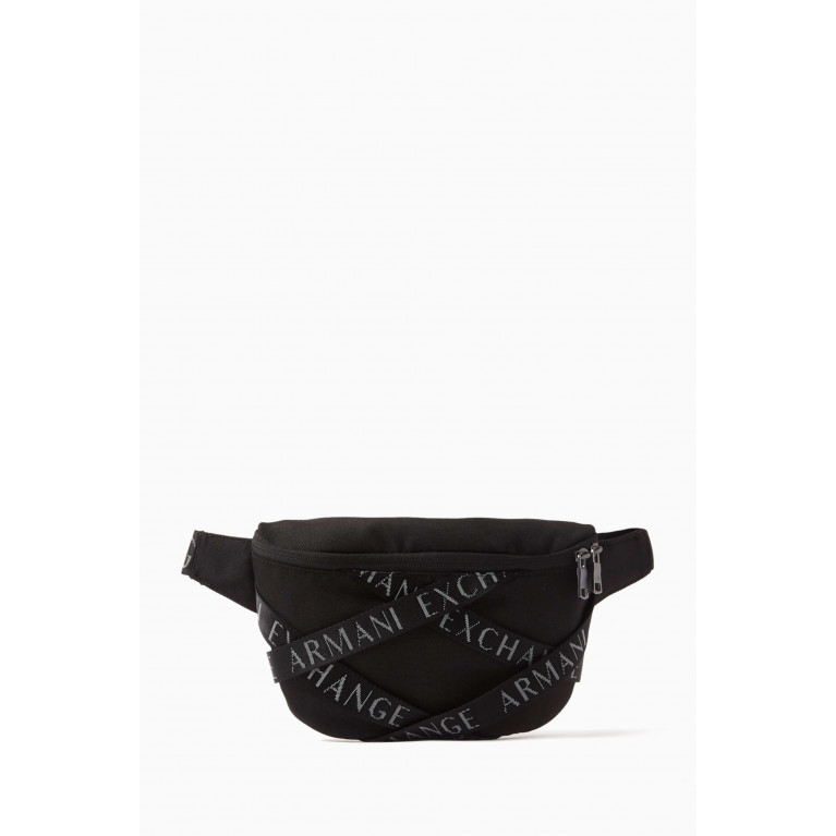 Armani Exchange - AX Logo Tape Waistbag in Nylon
