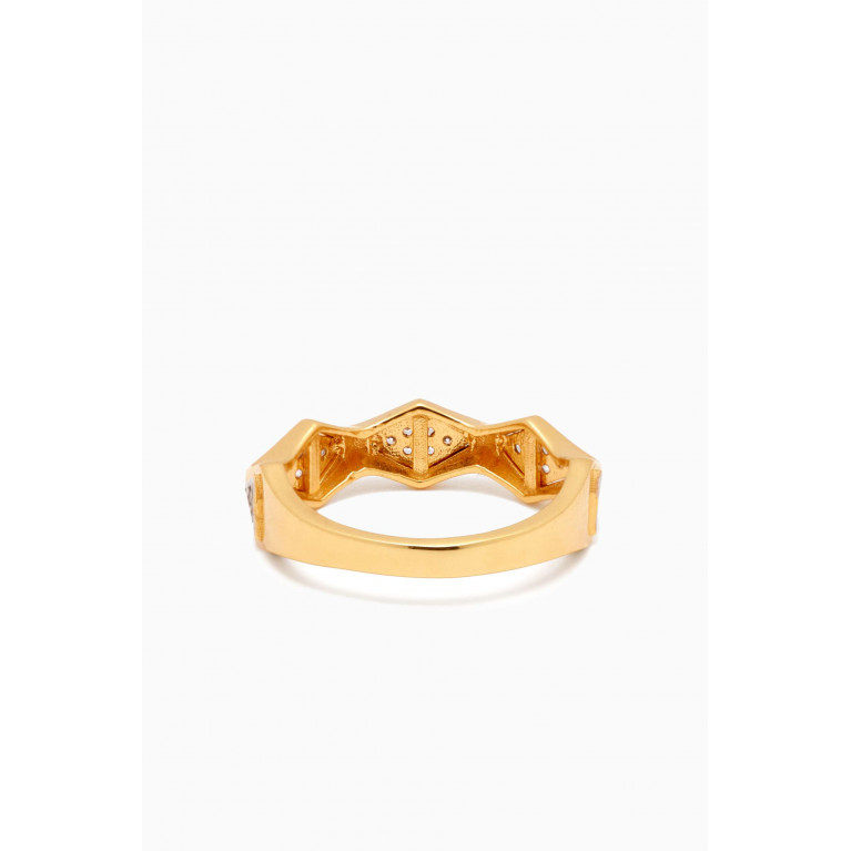 MER"S - Soledad Ring in 24kt Gold-plated Sterling Silver