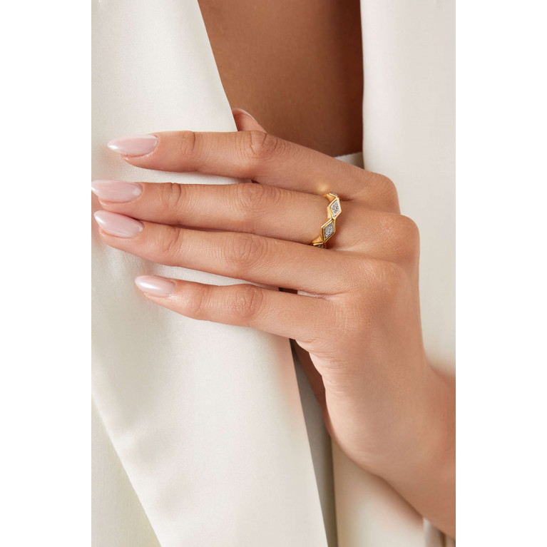 MER"S - Soledad Ring in 24kt Gold-plated Sterling Silver