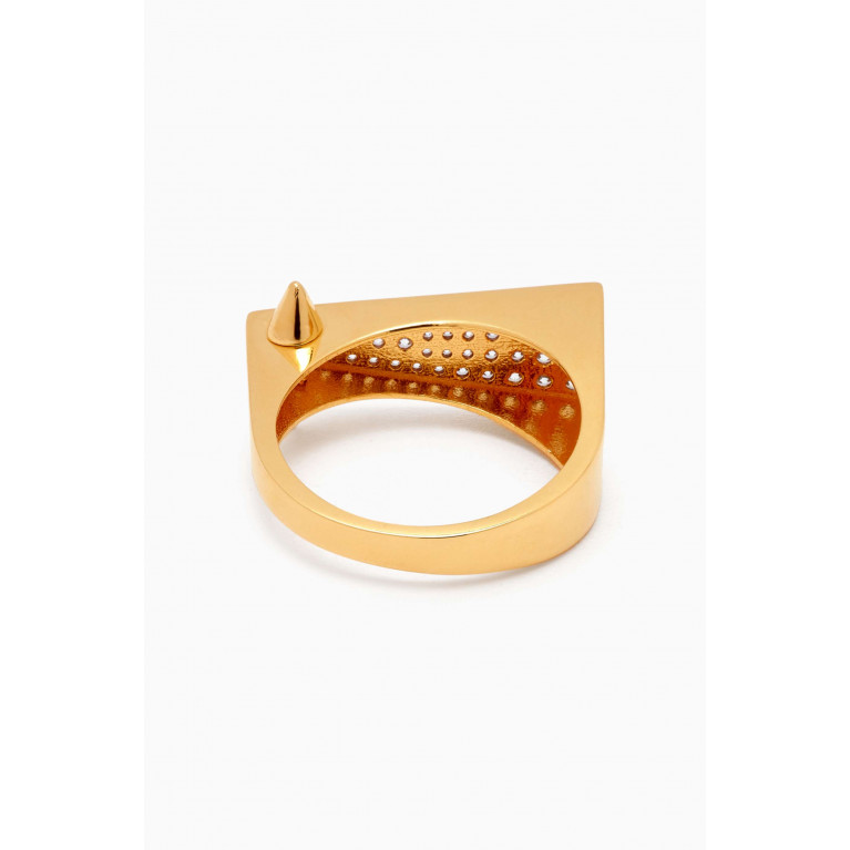 MER"S - Playa Ring in 24kt Gold-plated Sterling Silver