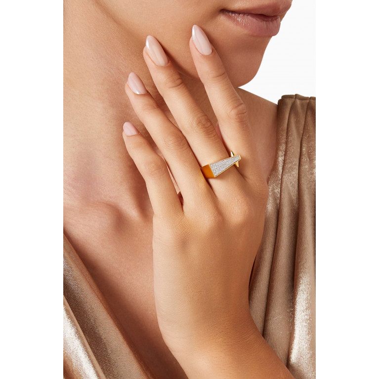 MER"S - Playa Ring in 24kt Gold-plated Sterling Silver