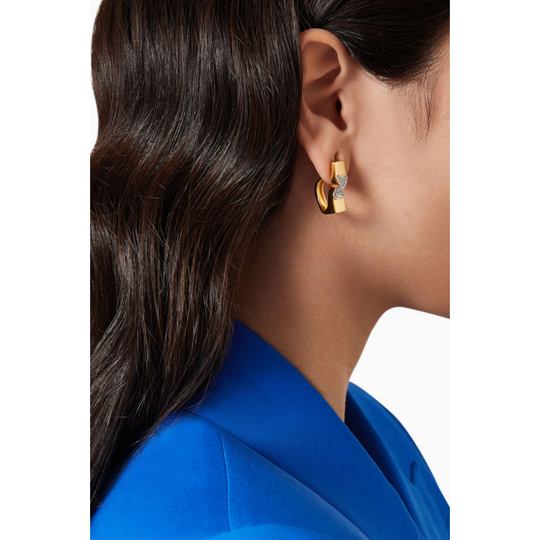 MER"S - Love Buddy Earrings in 24kt Gold-plated Sterling Silver