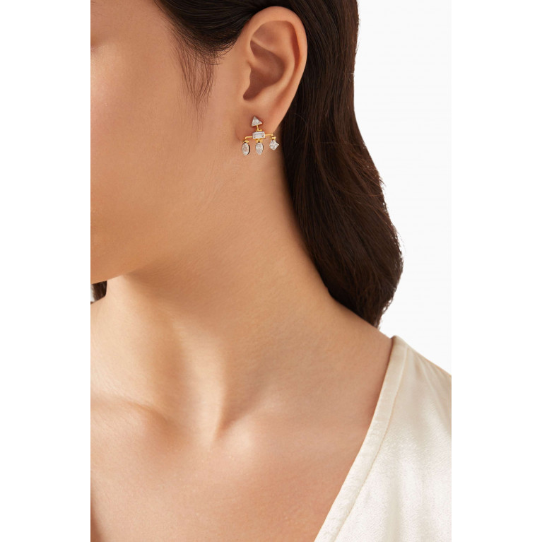 MER"S - Gigi Single Earring in 24kt Gold-plated Sterling Silver