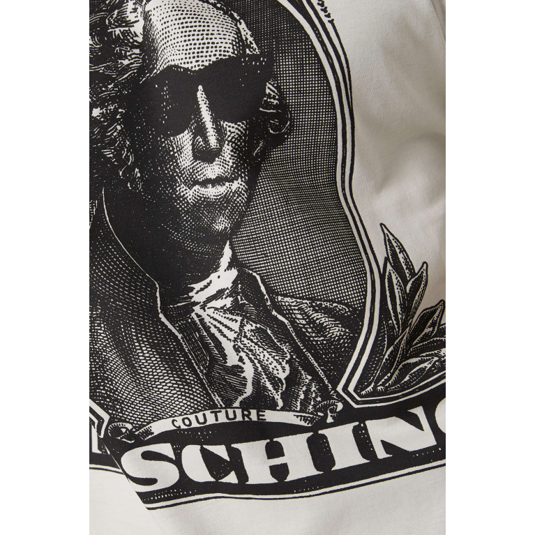 Moschino - Graphic Logo Print T-shirt in Cotton