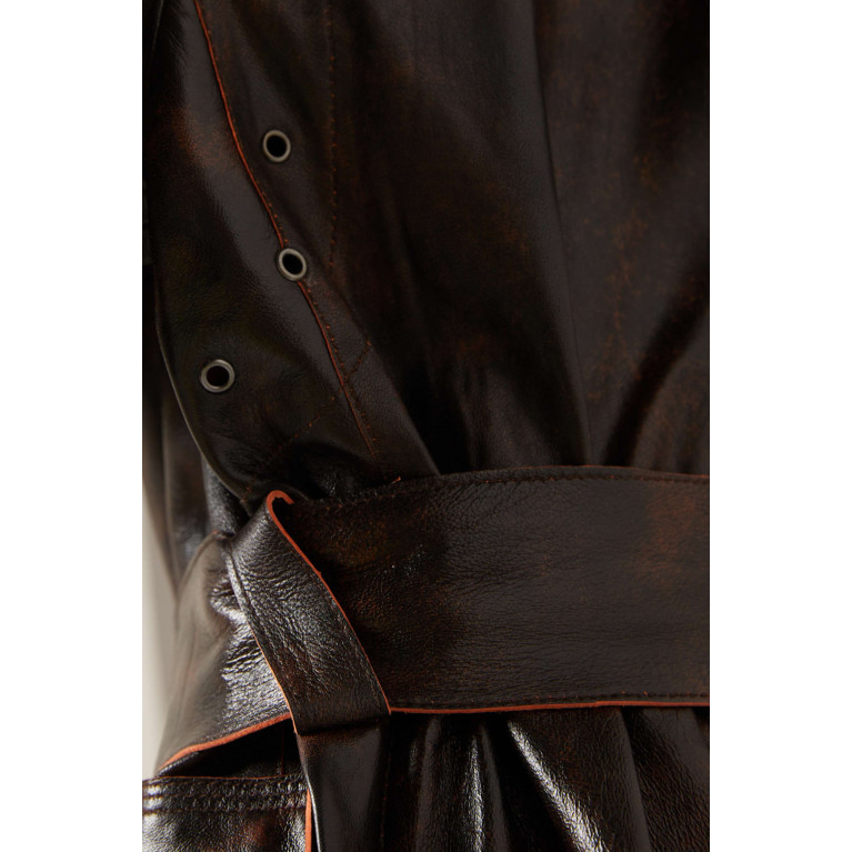 Day Birger et Mikkelsen - Vince Longline Coat in Leather
