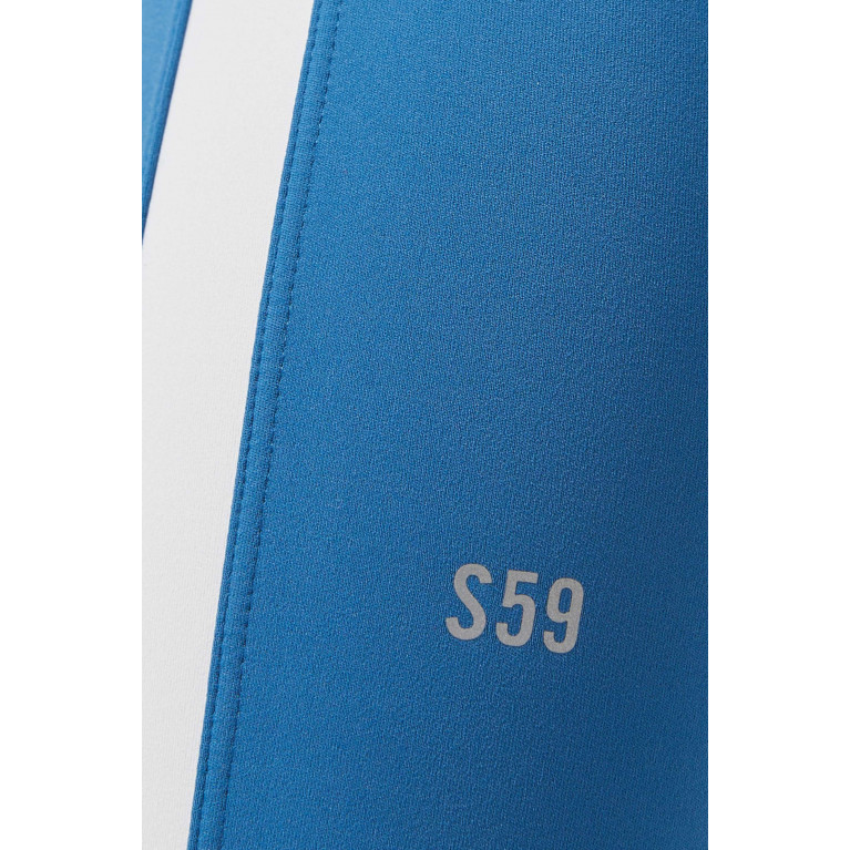 Splits 59 - Sam High-waist 7/8 Leggings in Stretch Nylon Blue