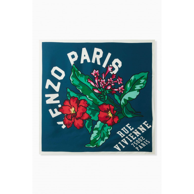 Kenzo - Bouquet Square Scarf in Silk
