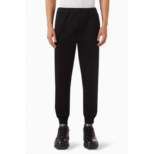Prada - Logo Re-Nylon Jogging Pants in Cotton Fleece