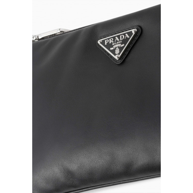 Prada - Logo Pouch in Leather