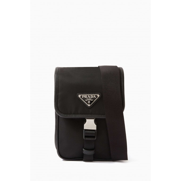 Prada - Shoulder Bag in Re-Nylon & Saffiano Leather