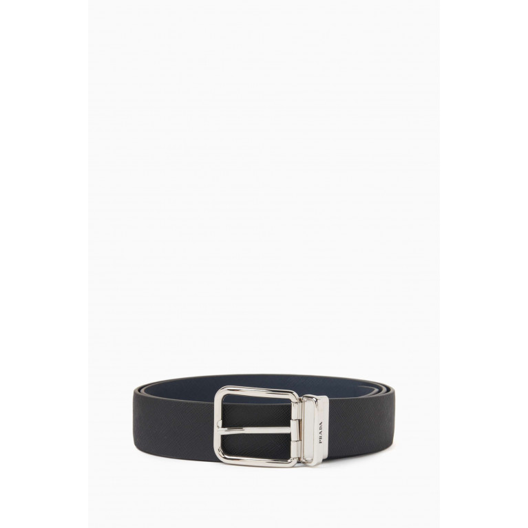 Prada - Reversible Belt in Saffiano Leather
