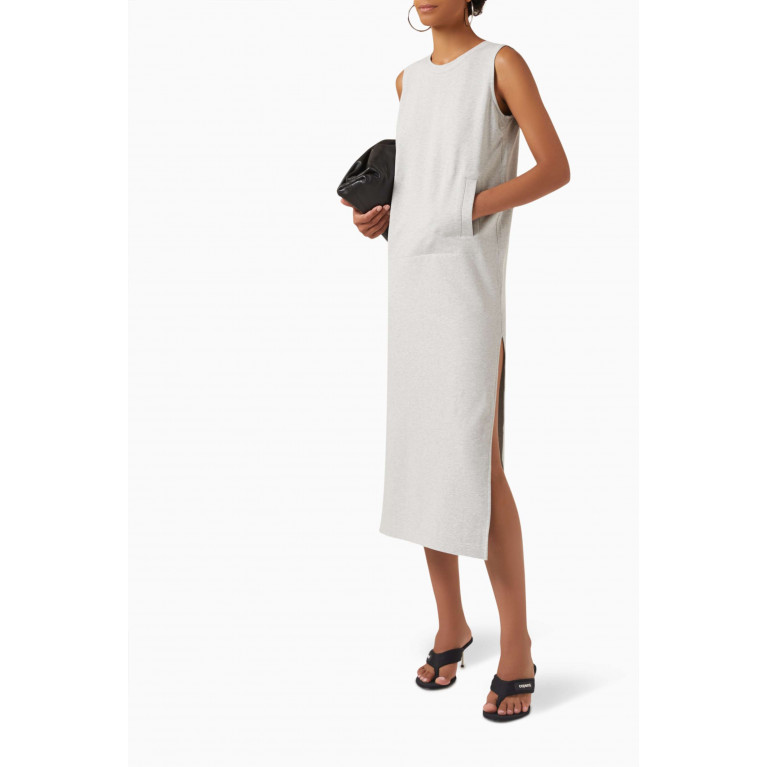 Norma Kamali - Side Slit Gown in Cotton