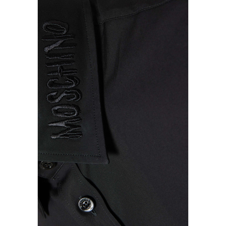 Moschino - Embroidered Shirt in Cotton-poplin